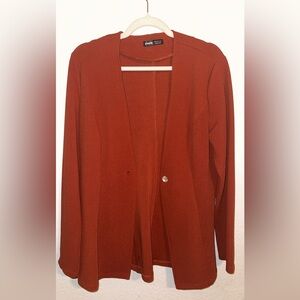 SHEIN Rust Orange Women's Blazer